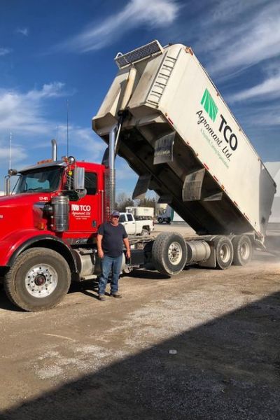 TCO Agromart Ltd. truck driver by truck