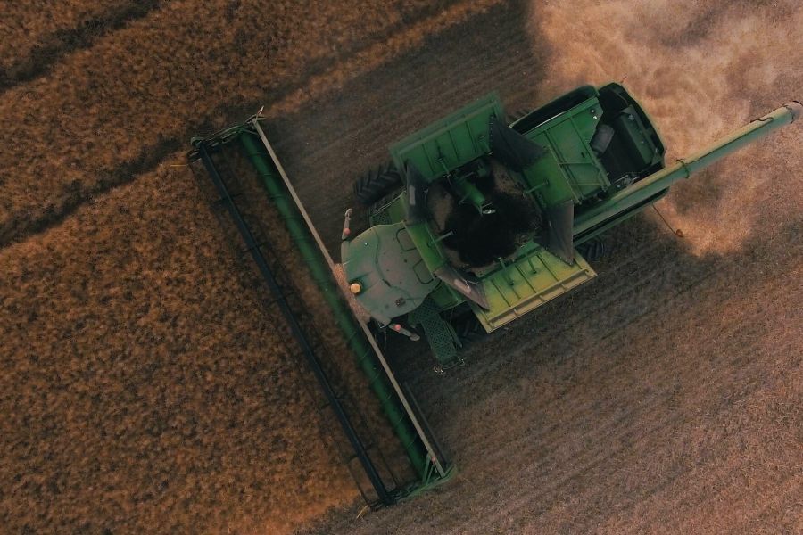 TCO Agromart Ltd. Machine working on farming fields