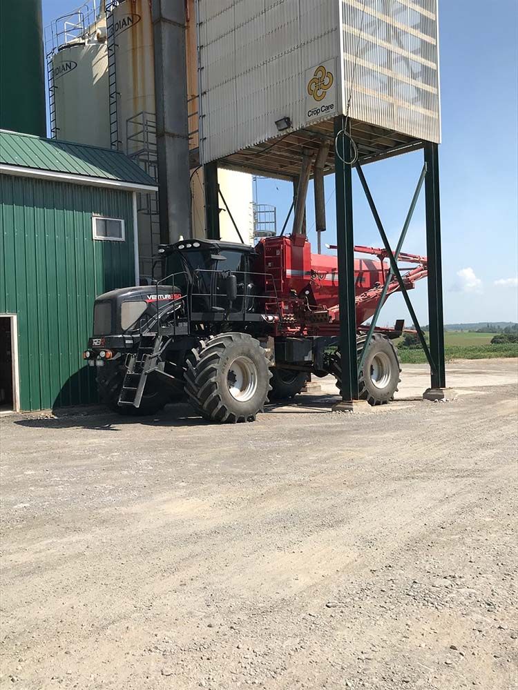 TCO Agromart Ltd. machinery at farm