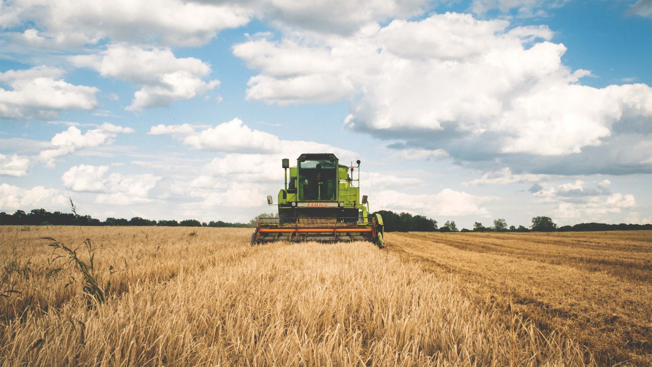 TCo Agromart farm equipment working on field